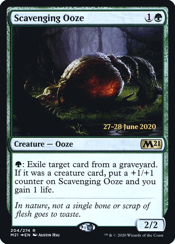 Scavenging Ooze [Core Set 2021 Prerelease Promos] | Gate City Games LLC