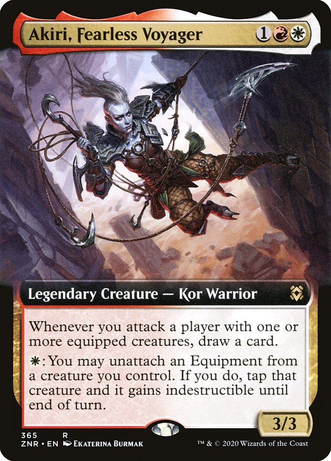 Akiri, Fearless Voyager (Extended Art) [Zendikar Rising] | Gate City Games LLC