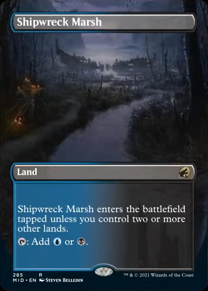 Shipwreck Marsh (Borderless Alternate Art) [Innistrad: Midnight Hunt] | Gate City Games LLC
