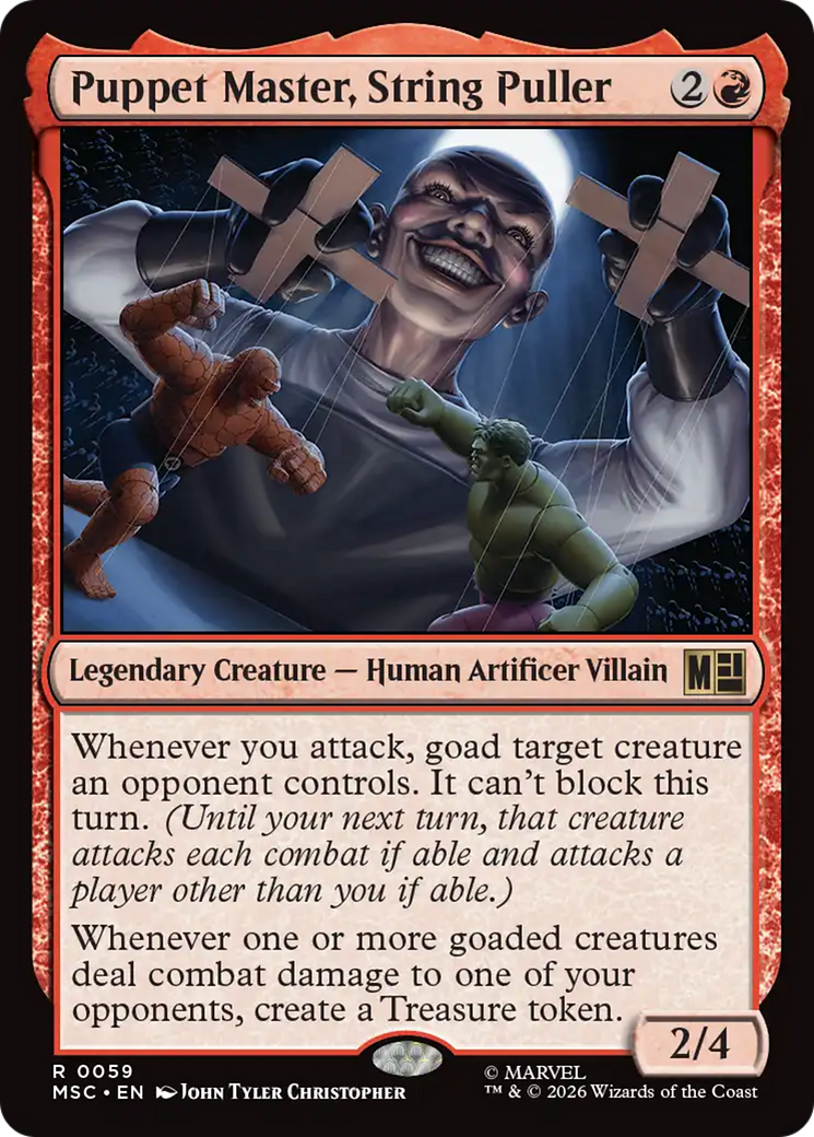 Puppet Master, String Puller (Surge Foil) [Marvel Super Heroes Commander] | Gate City Games LLC