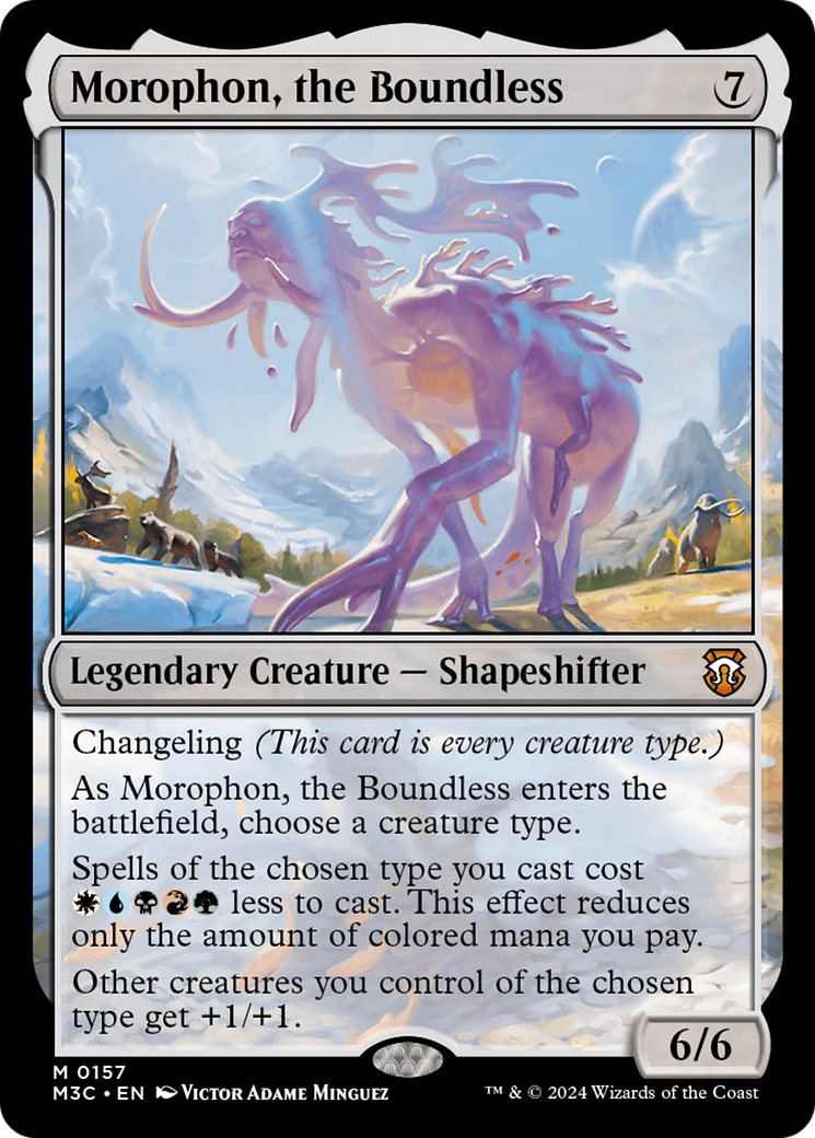 Morophon, the Boundless (Ripple Foil) [Modern Horizons 3 Commander] | Gate City Games LLC