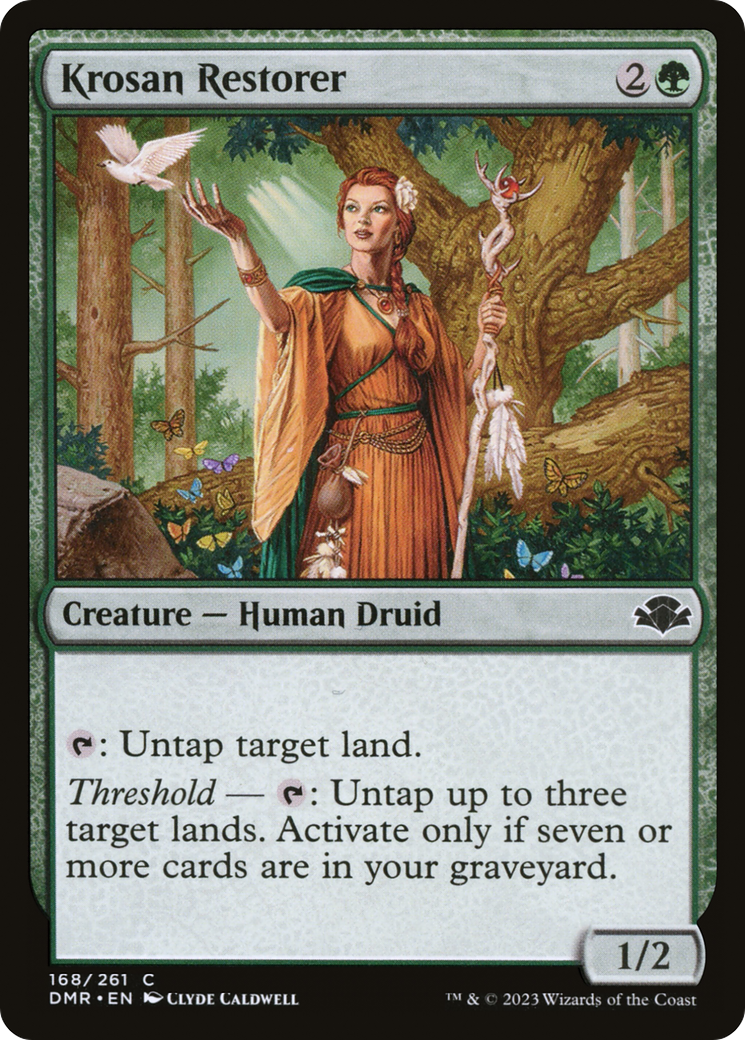 Krosan Restorer [Dominaria Remastered] | Gate City Games LLC