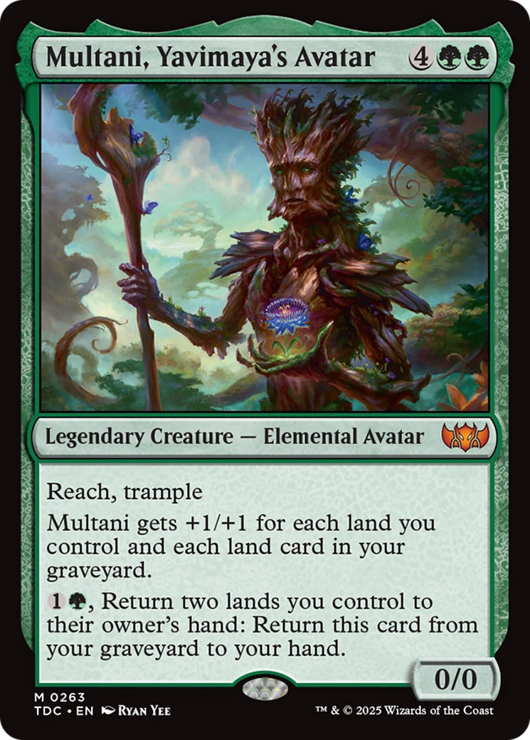 Multani, Yavimaya's Avatar [Tarkir: Dragonstorm Commander] | Gate City Games LLC