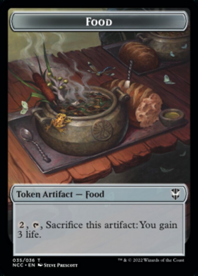 Food // Citizen Double-Sided Token [Streets of New Capenna Commander Tokens] | Gate City Games LLC
