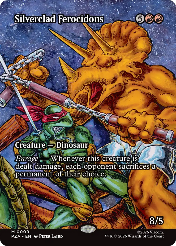 Silverclad Ferocidons (Borderless) [Teenage Mutant Ninja Turtles Eternal-Legal] | Gate City Games LLC