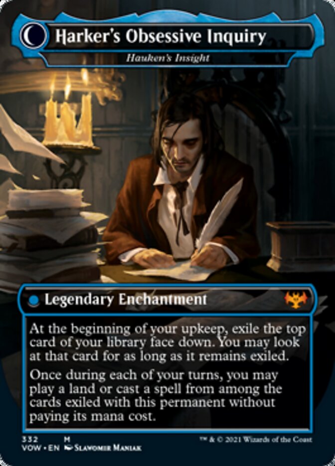 Jacob Hauken, Inspector // Hauken's Insight - Jonathan Harker // Harker's Obsessive Inquiry [Innistrad: Crimson Vow] | Gate City Games LLC