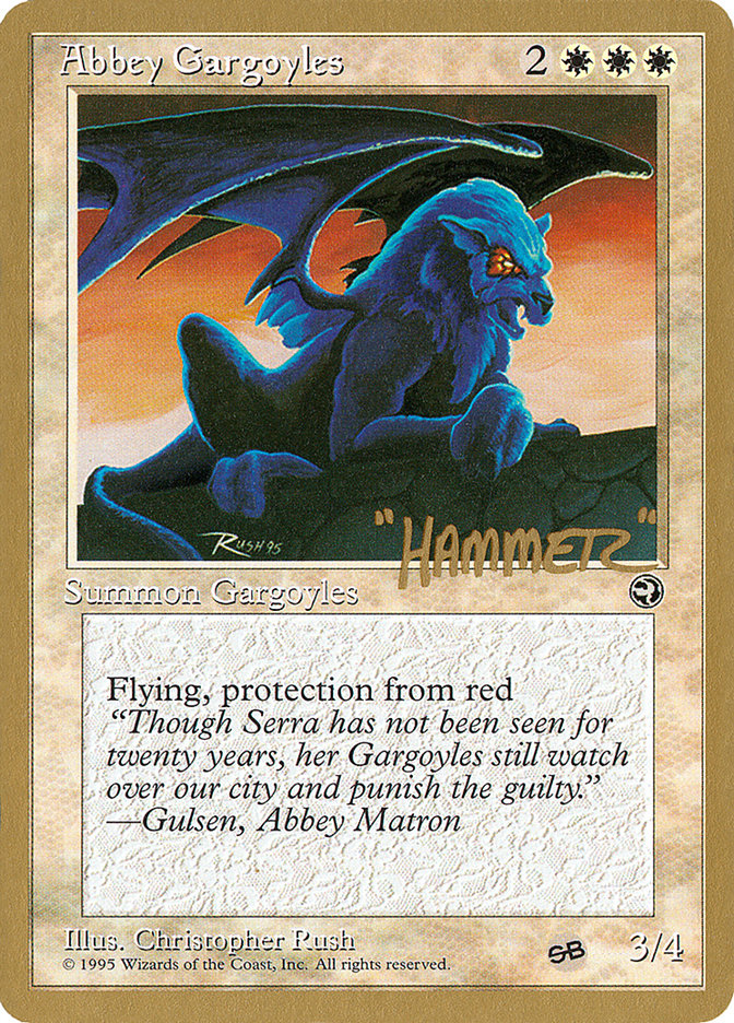 Abbey Gargoyles (Shawn "Hammer" Regnier) (SB) [Pro Tour Collector Set] | Gate City Games LLC