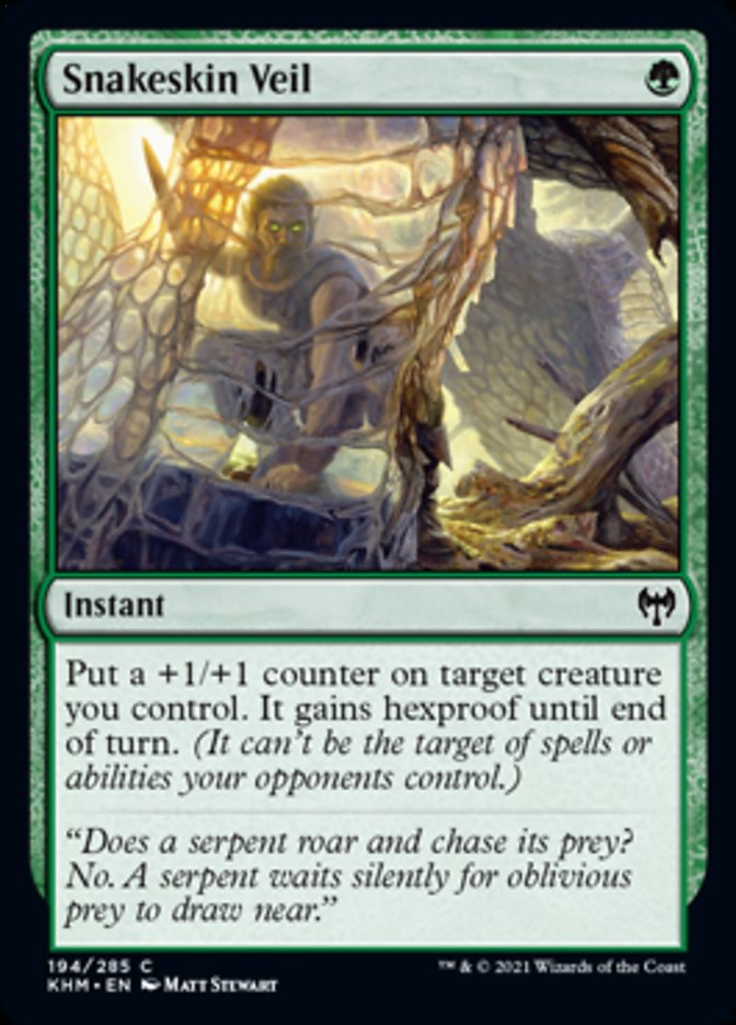 Snakeskin Veil [Kaldheim] | Gate City Games LLC