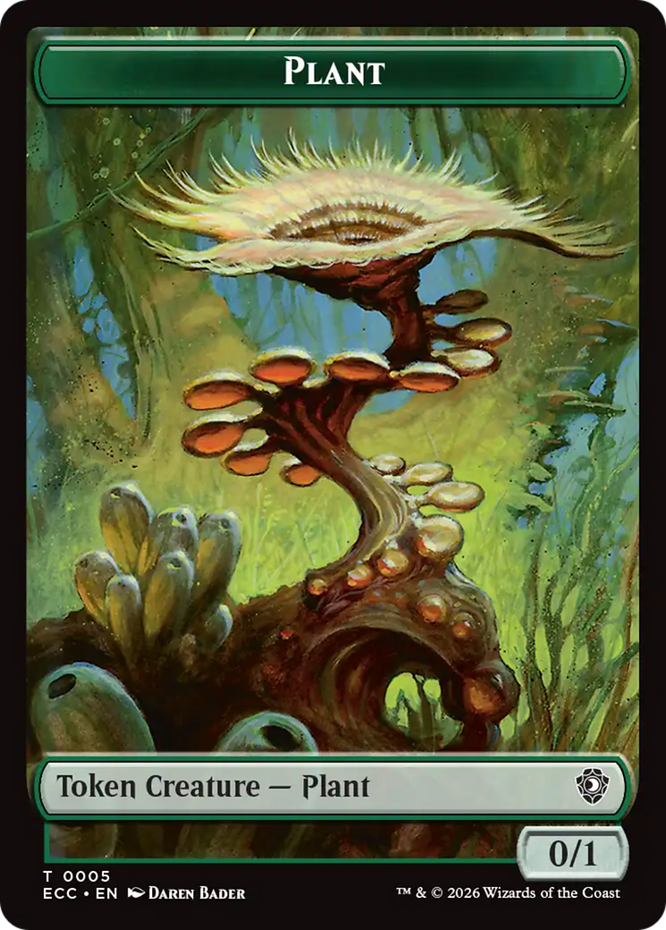 Copy // Plant Double-Sided Token [Lorwyn Eclipsed Tokens] | Gate City Games LLC