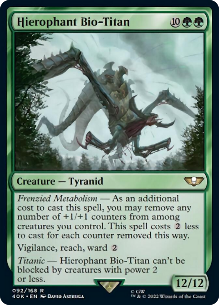 Hierophant Bio-Titan (Surge Foil) [Warhammer 40,000] | Gate City Games LLC