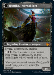 Henrika Domnathi // Henrika, Infernal Seer [Innistrad: Crimson Vow] | Gate City Games LLC