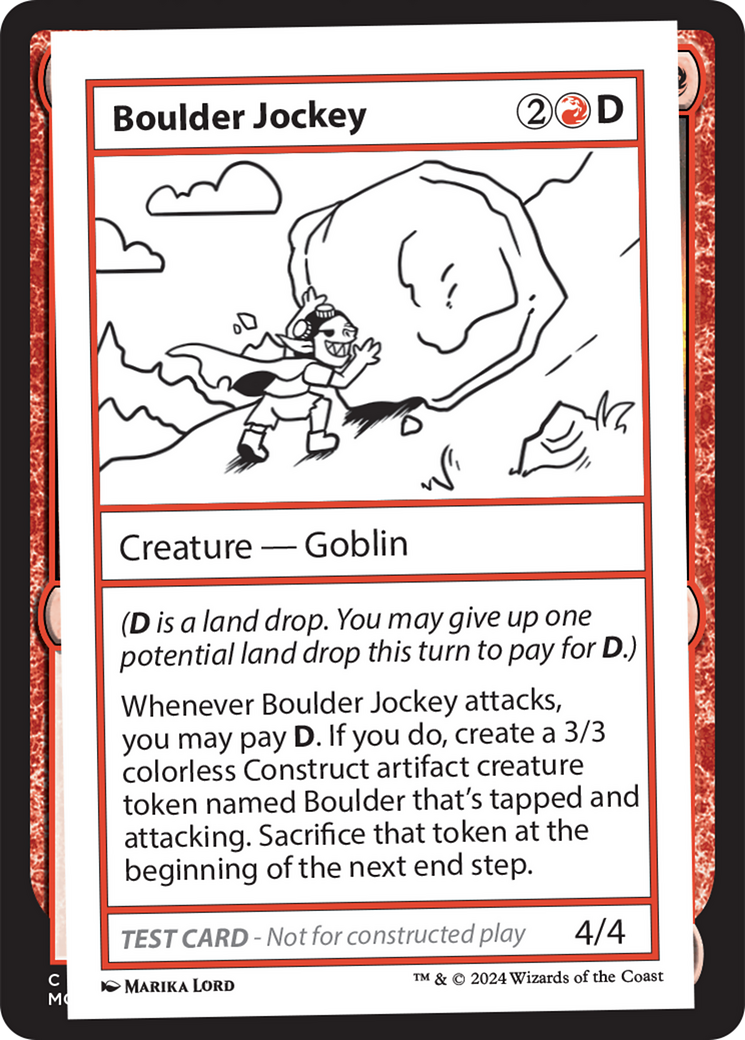 Boulder Jockey [Mystery Booster 2 Playtest Cards] | Gate City Games LLC