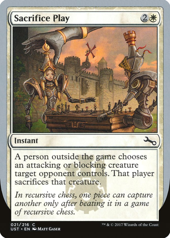 Sacrifice Play [Unstable] | Gate City Games LLC