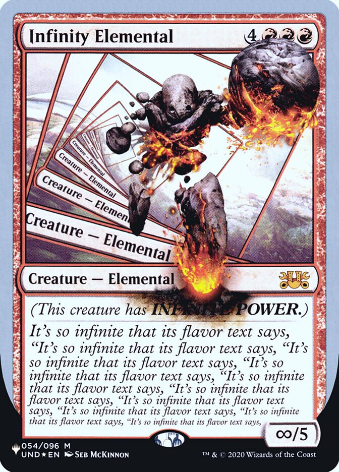 Infinity Elemental (Unfinity Foil Edition) [The List] | Gate City Games LLC