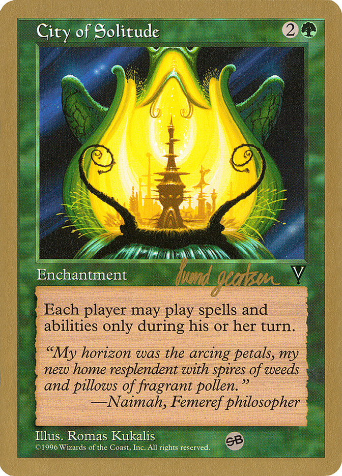 City of Solitude (Svend Geertsen) (SB) [World Championship Decks 1997] | Gate City Games LLC