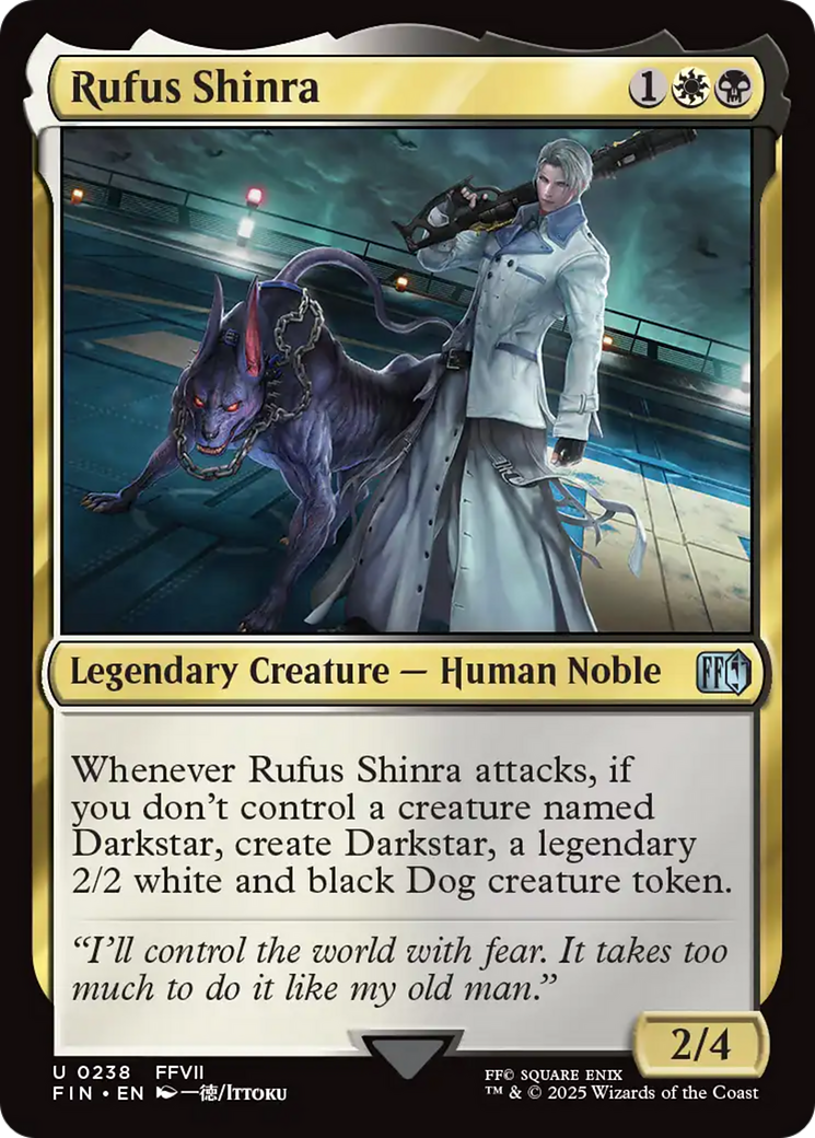 Rufus Shinra [FINAL FANTASY] | Gate City Games LLC