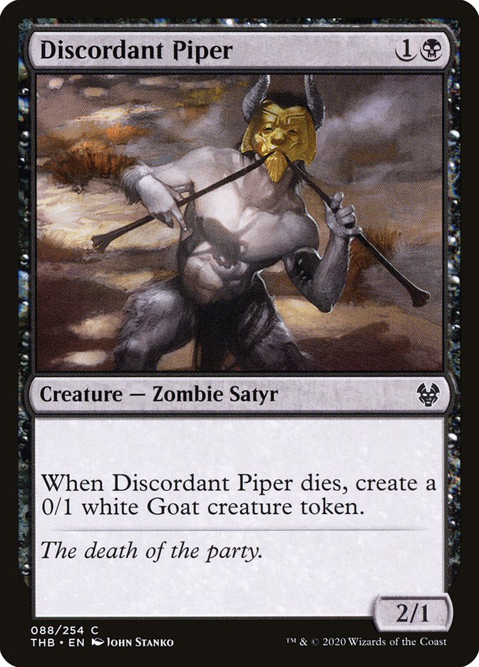 Discordant Piper [Theros Beyond Death] | Gate City Games LLC