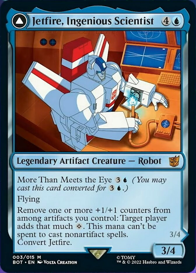 Jetfire, Ingenious Scientist // Jetfire, Air Guardian [Transformers] | Gate City Games LLC