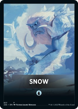Snow Theme Card [Jumpstart 2022 Front Cards] | Gate City Games LLC