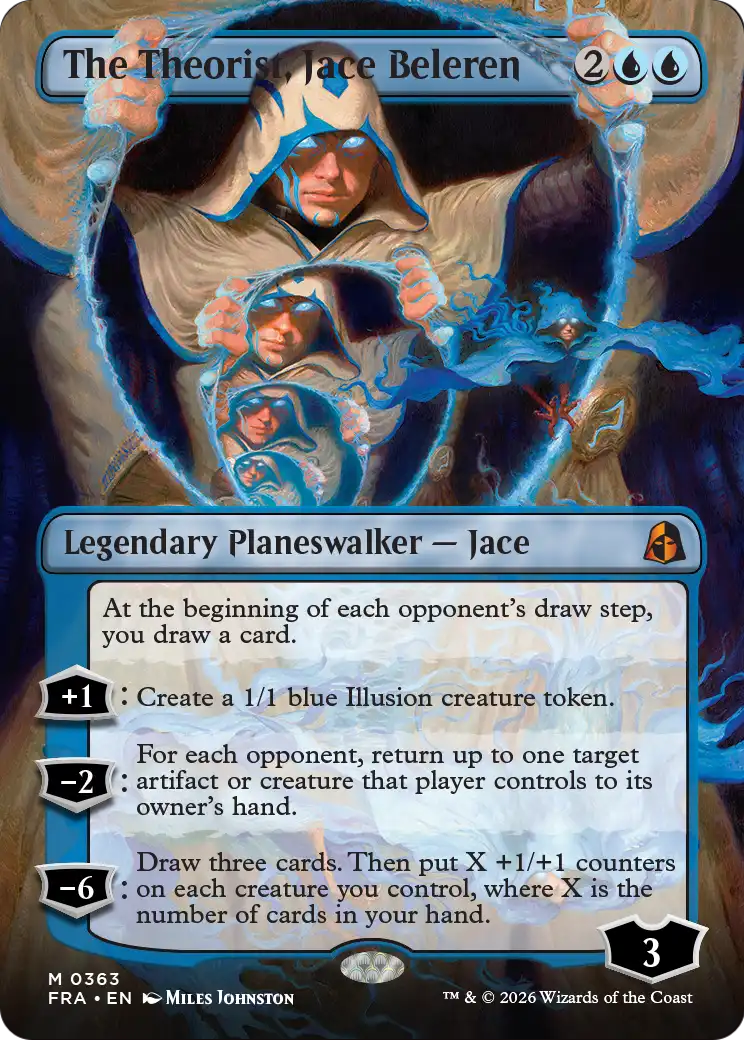 The Theorist, Jace Beleren (Borderless) (0363) [Reality Fracture] | Gate City Games LLC