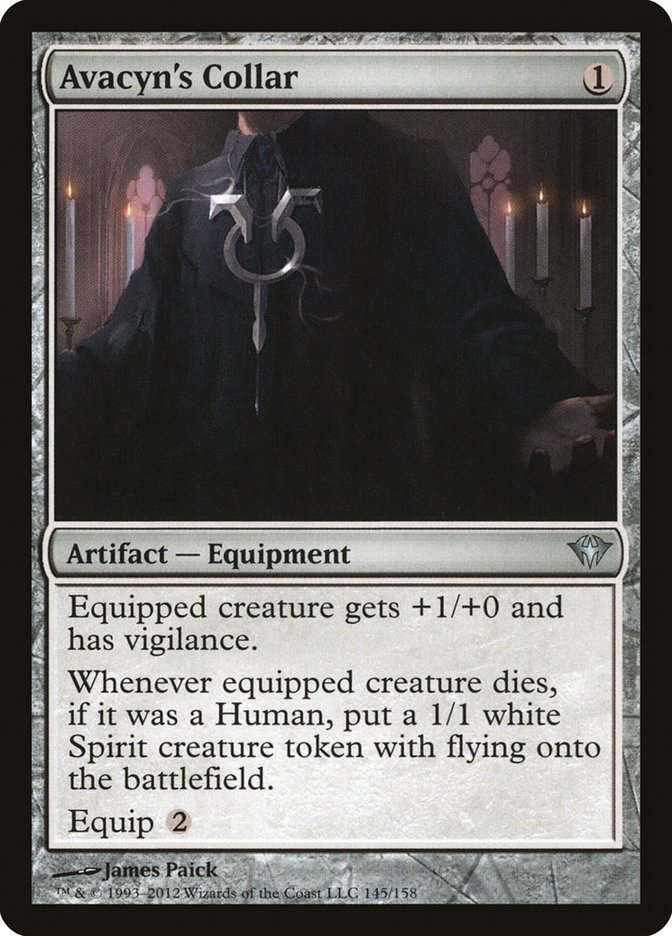 Avacyn's Collar [Dark Ascension] | Gate City Games LLC