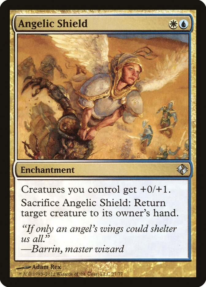 Angelic Shield [Duel Decks: Venser vs. Koth] | Gate City Games LLC