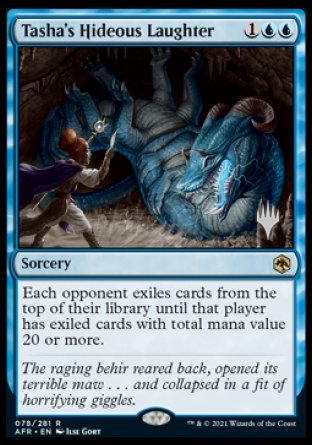 Tasha's Hideous Laughter (Promo Pack) [Dungeons & Dragons: Adventures in the Forgotten Realms Promos] | Gate City Games LLC