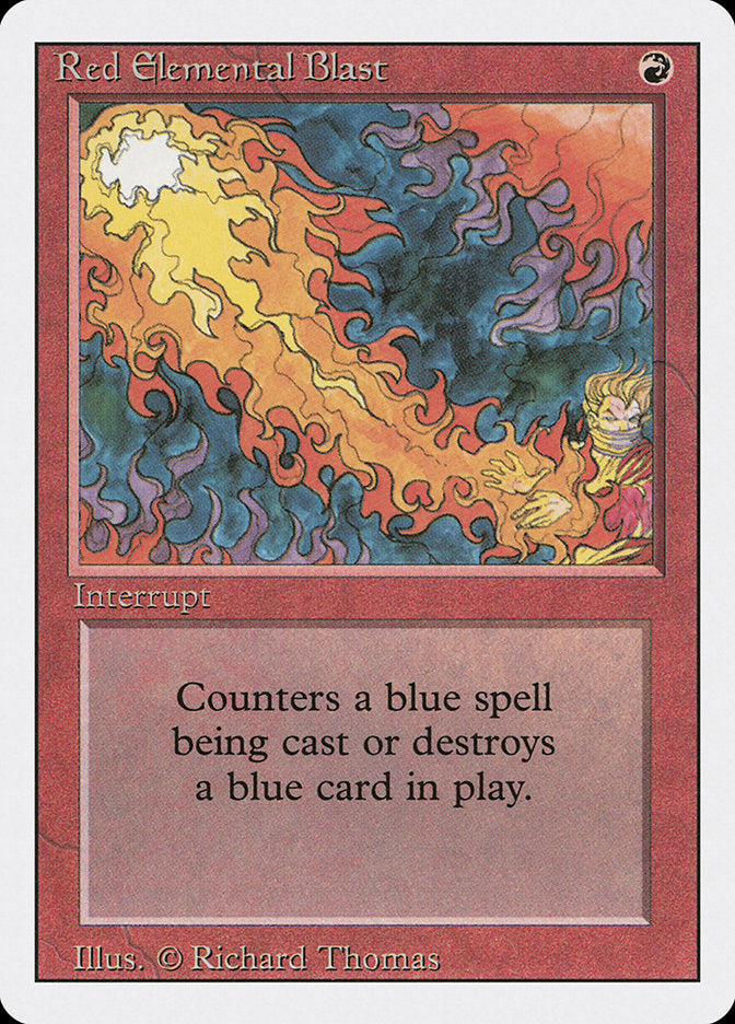 Red Elemental Blast [Revised Edition] | Gate City Games LLC
