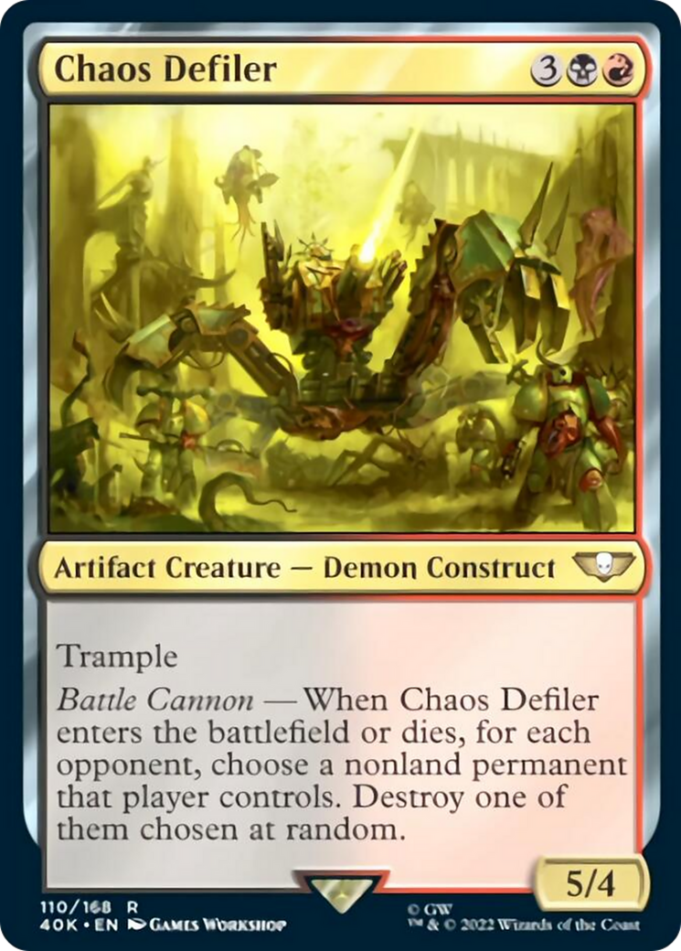 Chaos Defiler (Surge Foil) [Warhammer 40,000] | Gate City Games LLC