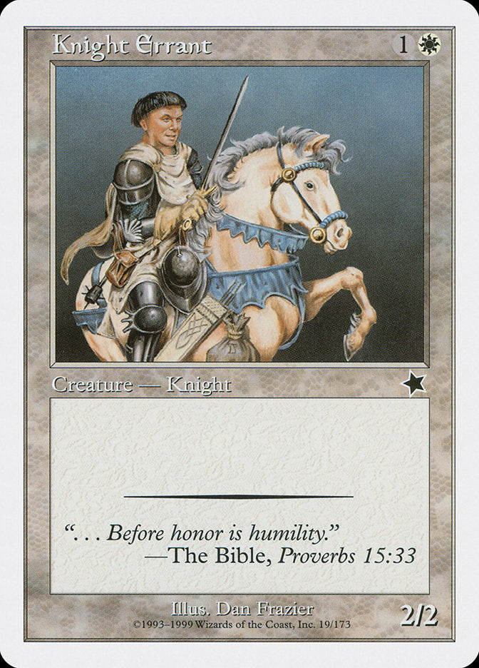 Knight Errant [Starter 1999] | Gate City Games LLC