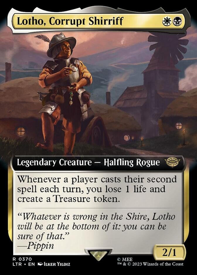 Lotho, Corrupt Shirriff (Extended Art) [The Lord of the Rings: Tales of Middle-Earth] | Gate City Games LLC