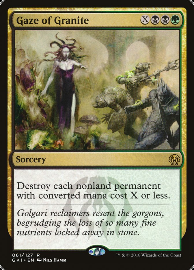 Gaze of Granite [Guilds of Ravnica Guild Kit] | Gate City Games LLC