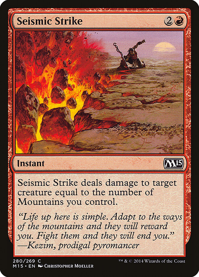 Seismic Strike [Magic 2015] | Gate City Games LLC