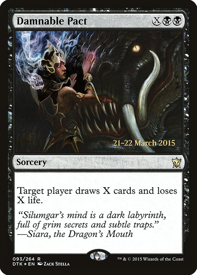 Damnable Pact [Dragons of Tarkir Prerelease Promos] | Gate City Games LLC