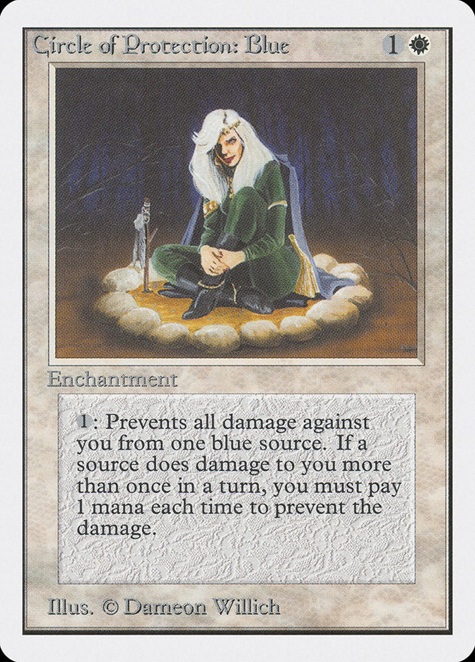 Circle of Protection: Blue [Unlimited Edition] | Gate City Games LLC
