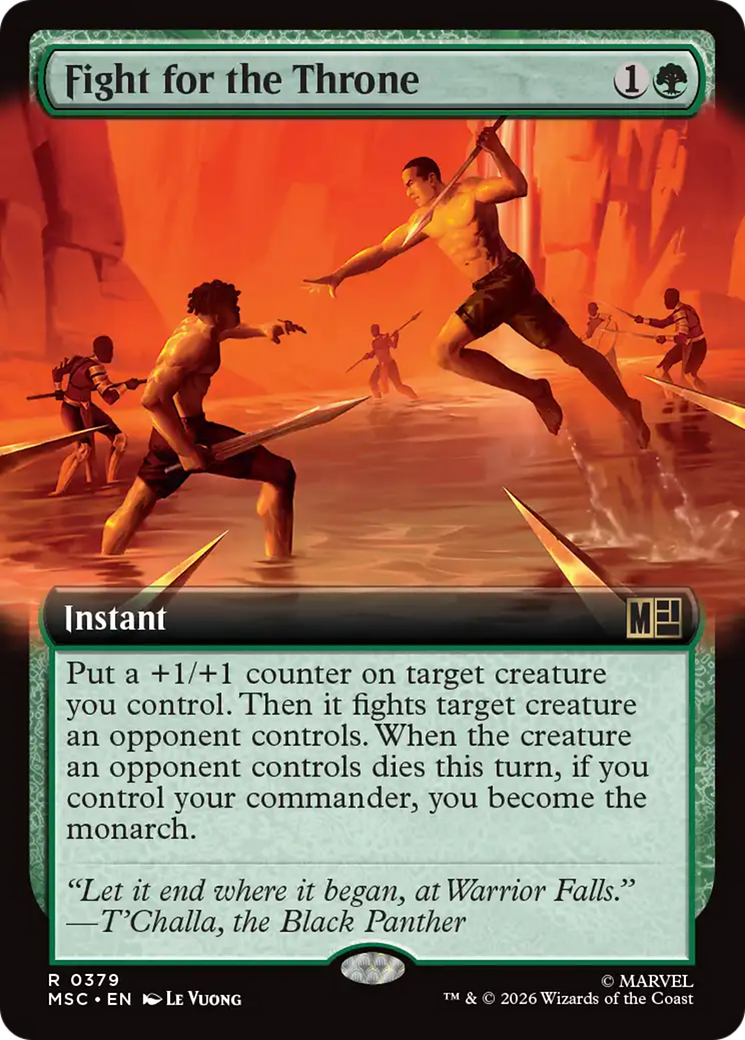 Fight for the Throne (Extended Art) [Marvel Super Heroes Commander] | Gate City Games LLC