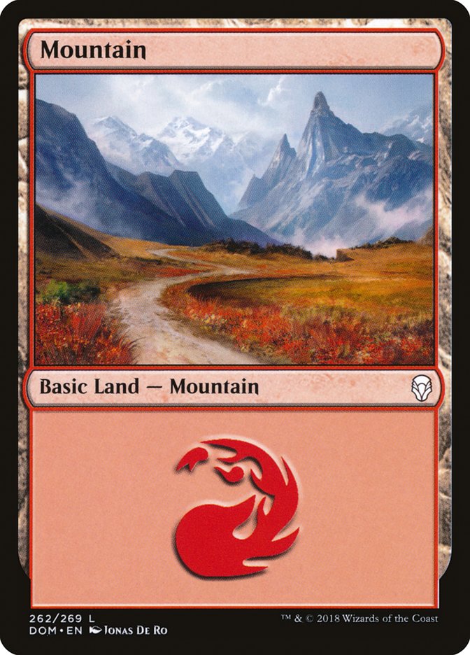 Mountain (262) [Dominaria] | Gate City Games LLC
