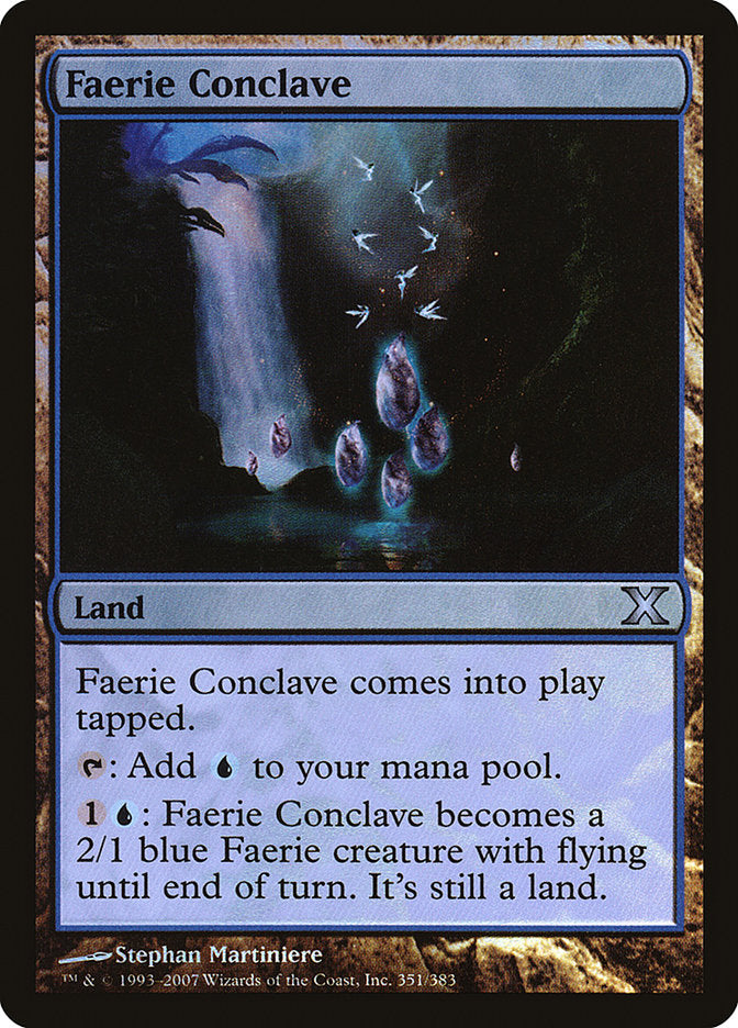 Faerie Conclave (Premium Foil) [Tenth Edition] | Gate City Games LLC