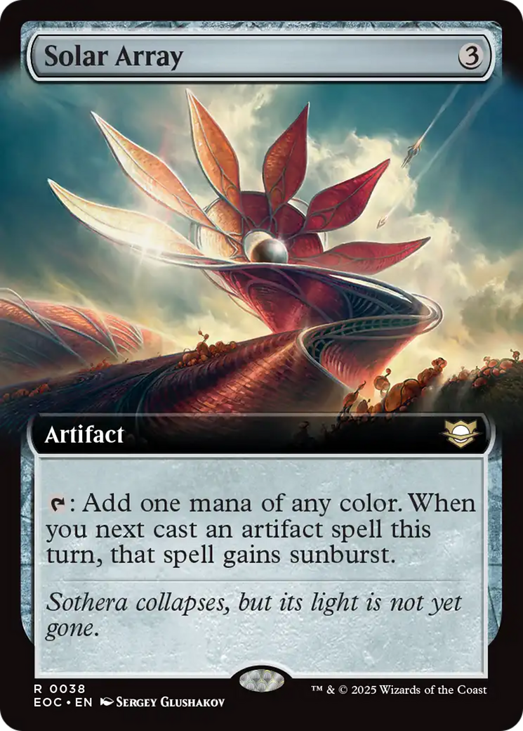 Solar Array (Extended Art) [Edge of Eternities Commander] | Gate City Games LLC
