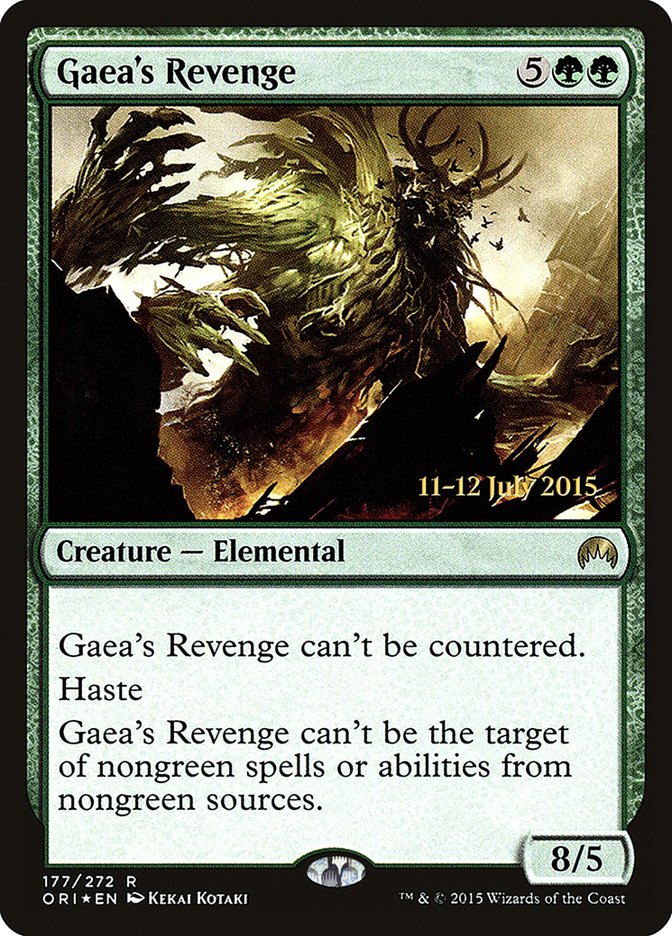 Gaea's Revenge [Magic Origins Prerelease Promos] | Gate City Games LLC