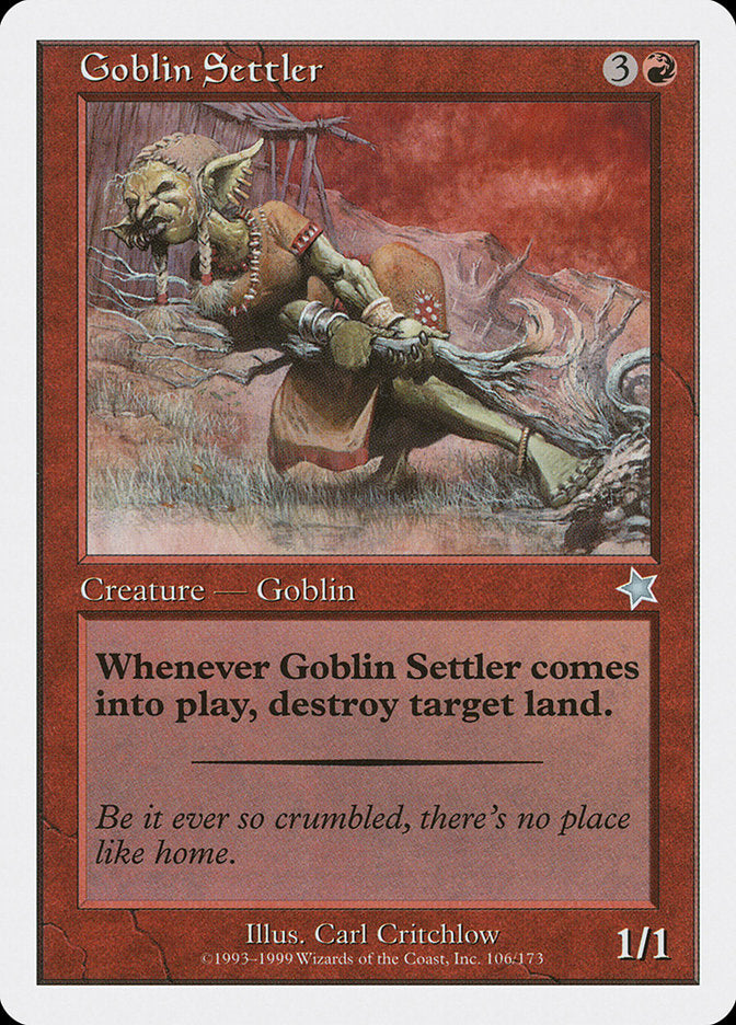 Goblin Settler [Starter 1999] | Gate City Games LLC