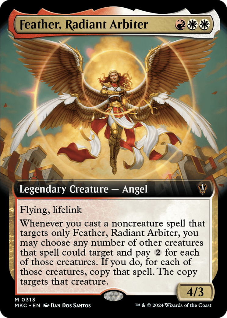 Feather, Radiant Arbiter (Extended Art) [Murders at Karlov Manor Commander] | Gate City Games LLC