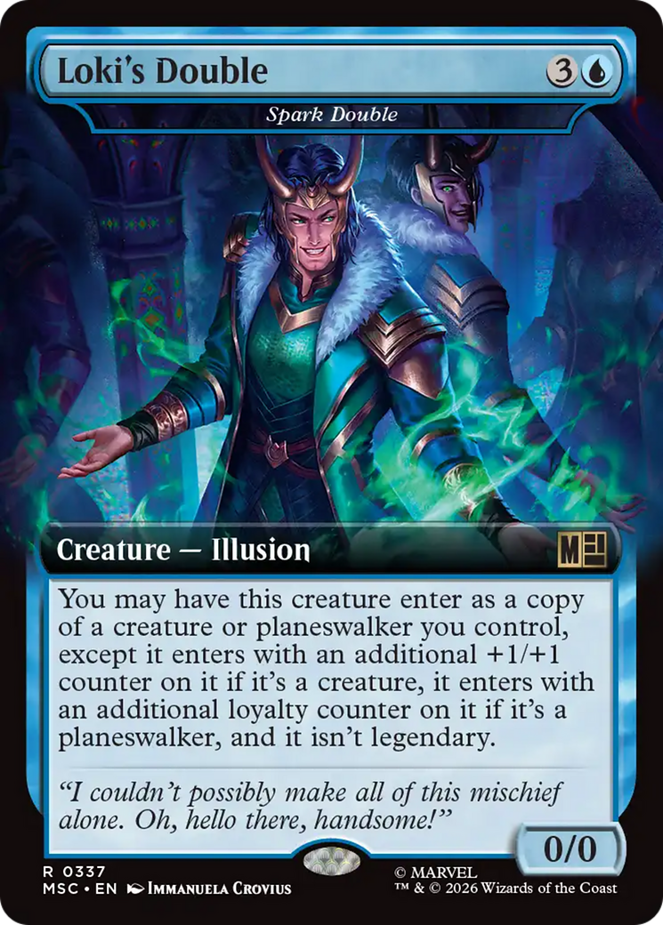 Loki's Double - Spark Double (Extended Art) [Marvel Super Heroes Commander] | Gate City Games LLC