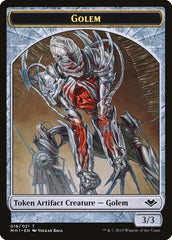 Zombie // Golem Double-Sided Token [Modern Horizons Tokens] | Gate City Games LLC