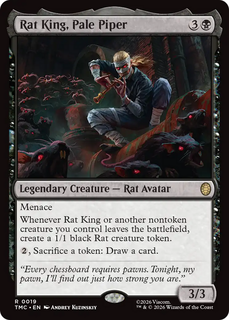 Rat King, Pale Piper [Teenage Mutant Ninja Turtles Commander] | Gate City Games LLC