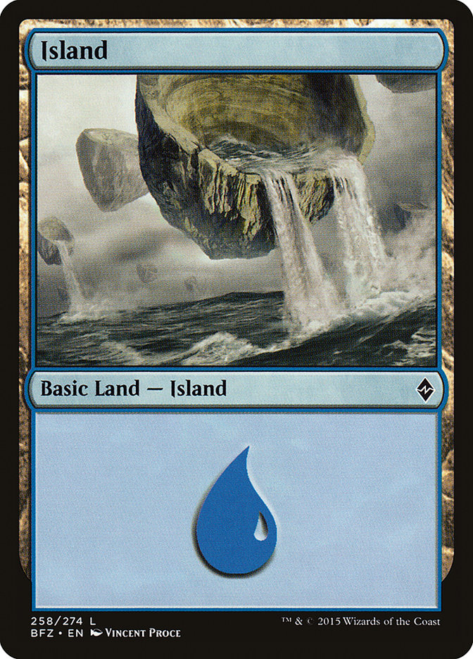 Island (258) [Battle for Zendikar] | Gate City Games LLC