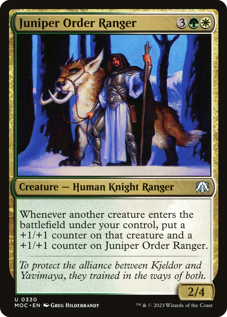 Juniper Order Ranger [March of the Machine Commander] | Gate City Games LLC