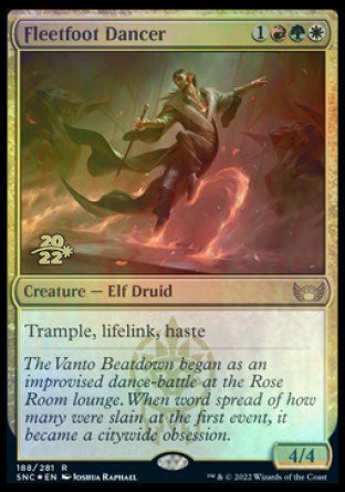 Fleetfoot Dancer [Streets of New Capenna Prerelease Promos] | Gate City Games LLC