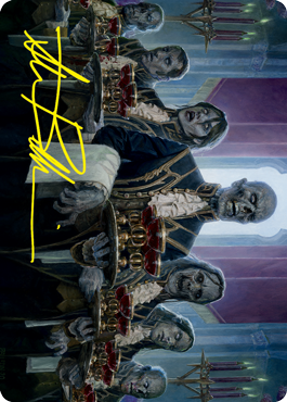 Dying to Serve Art Card (Gold-Stamped Signature) [Innistrad: Crimson Vow Art Series] | Gate City Games LLC