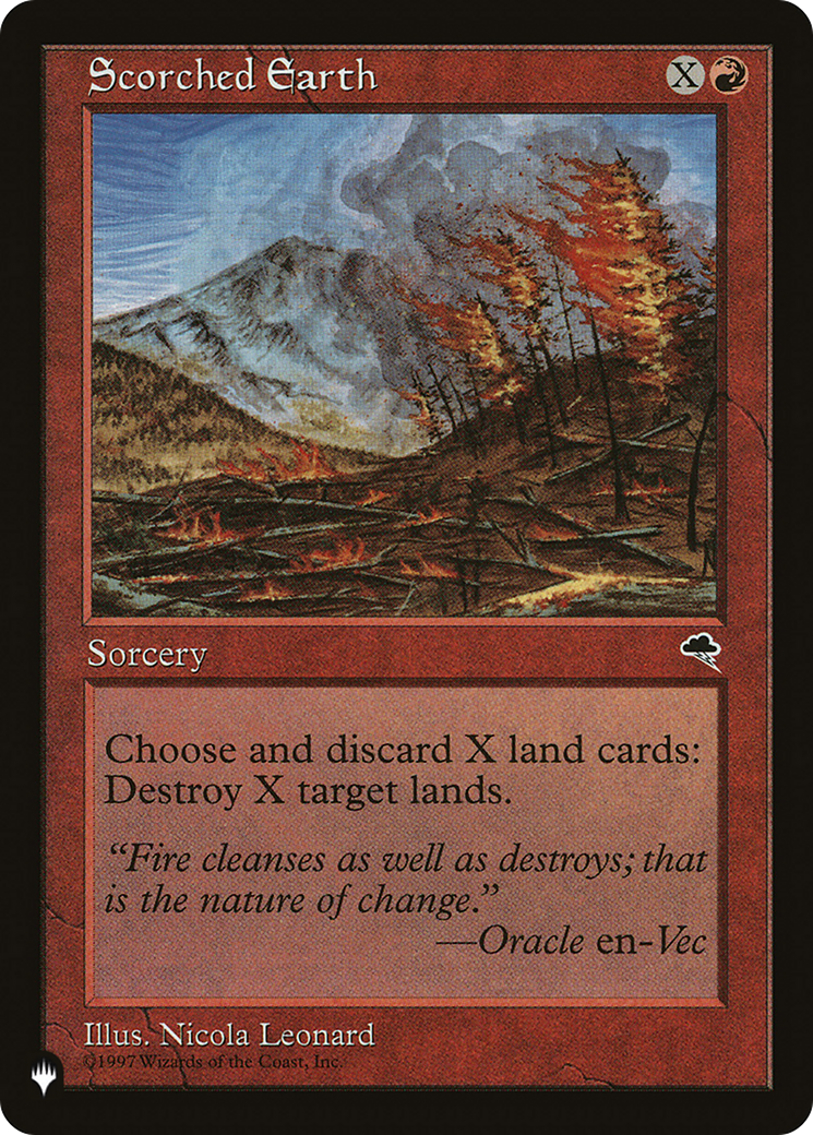 Scorched Earth [The List] | Gate City Games LLC